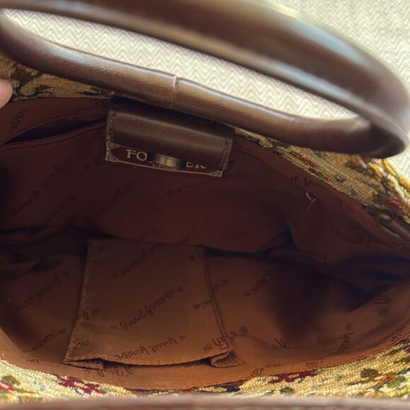 Forever by Fossil Medium Beaded Floral Tapestry Bag - Picture 4 of 4